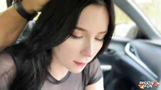 StepSis Paid With Deep Blowjob To He Drive Her Home, Part 2 (Sloppy Blowjob, Throatpie)